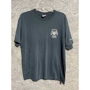 American Legion Riders JerZees Shirt Men L New Berlin PA Heavyweight Blend Black